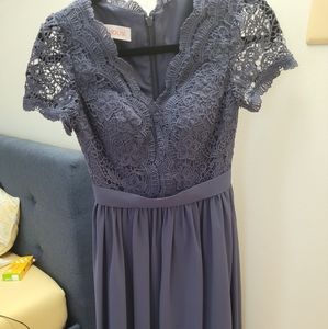JJ's house Knee-length Chiffon Lace dress.